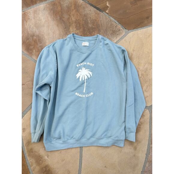 Beach riot blue Crewneck sweatshirt women’s size XL - Picture 1 of 4